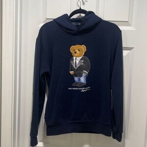 POLO RALPH LAUREN Preppy Polo Bear hoodie men’s womens unisex RARE tux jeans tie